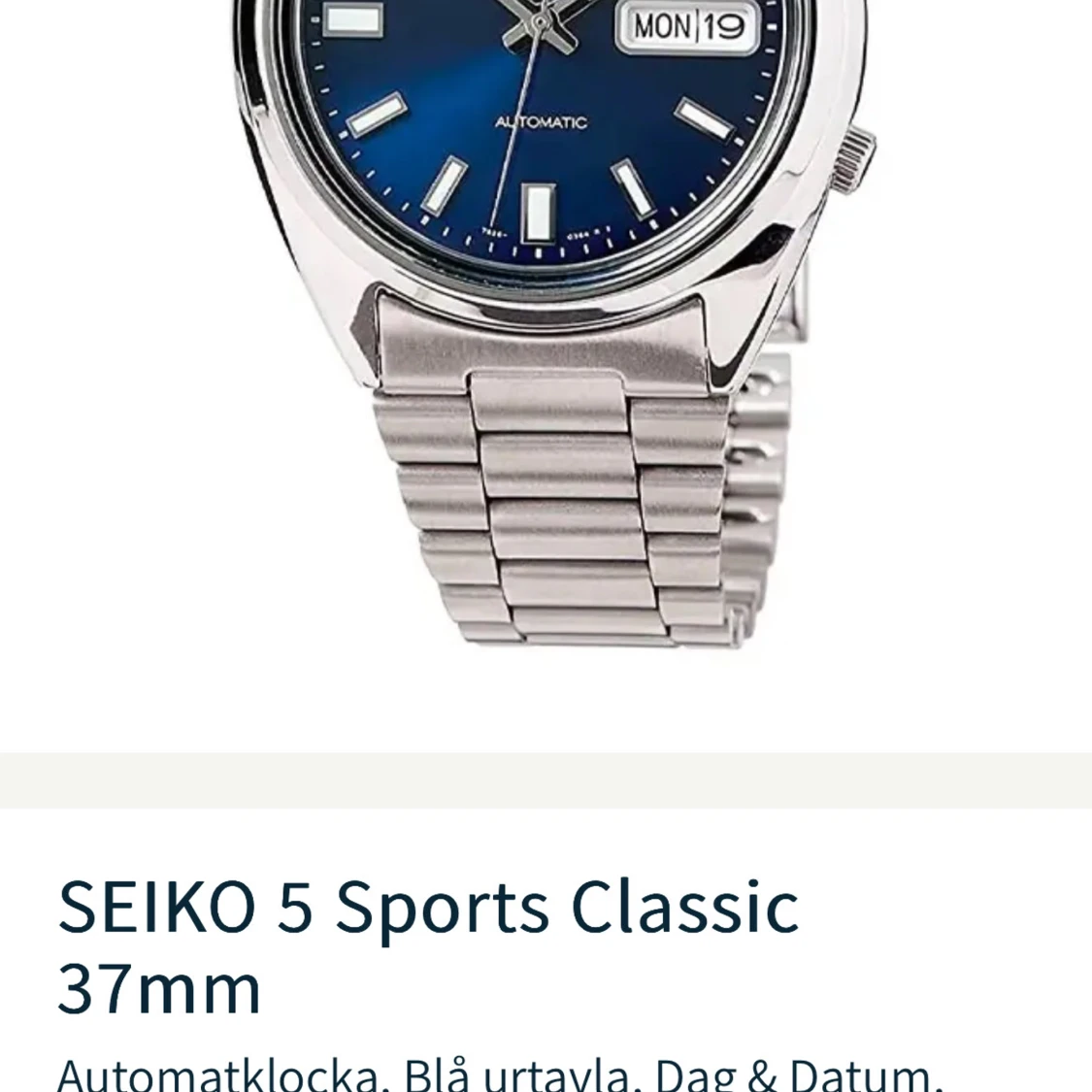 Seiko Klocka 5 Sports Classic  - 3