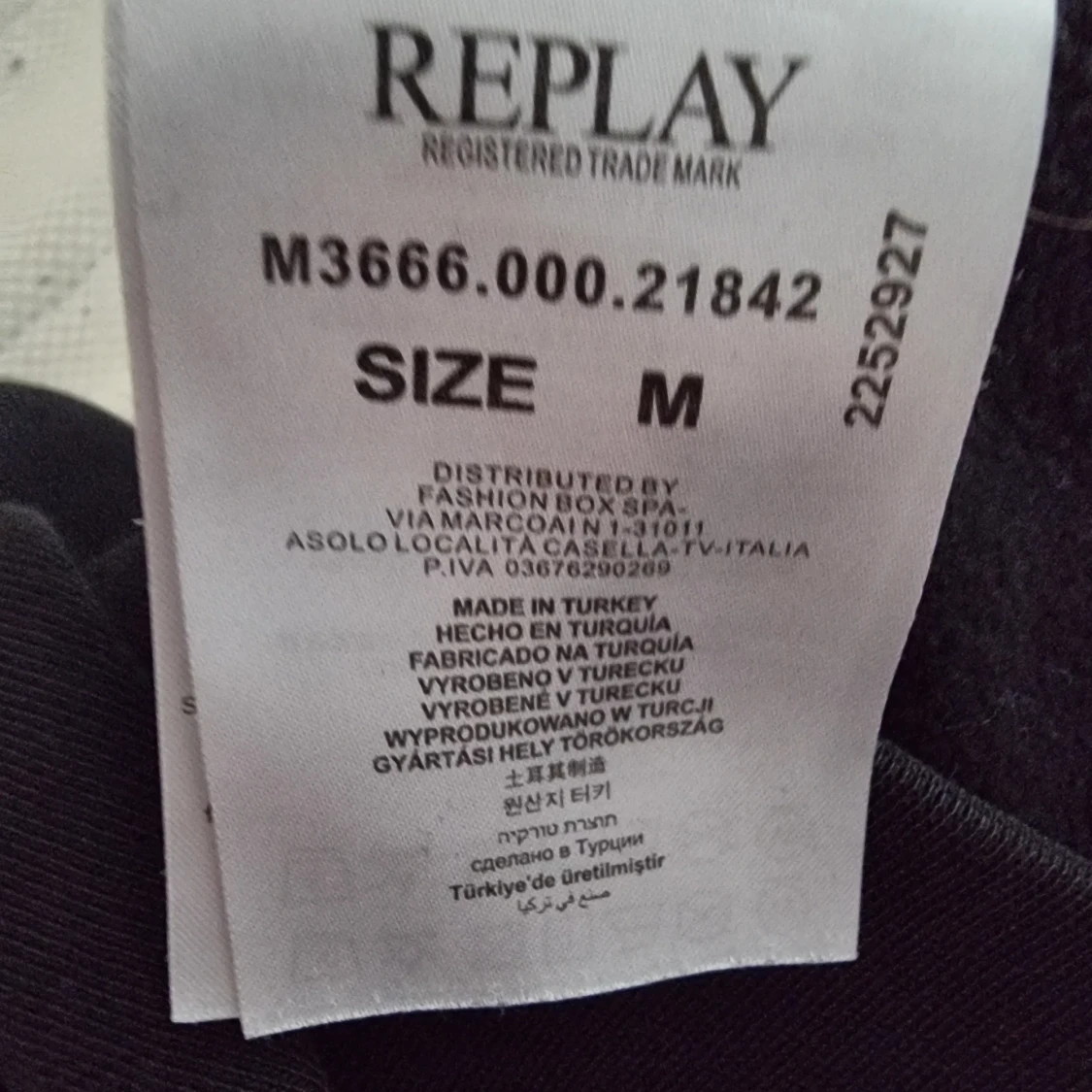 Svart sweatshirt från Replay i bomull - 3