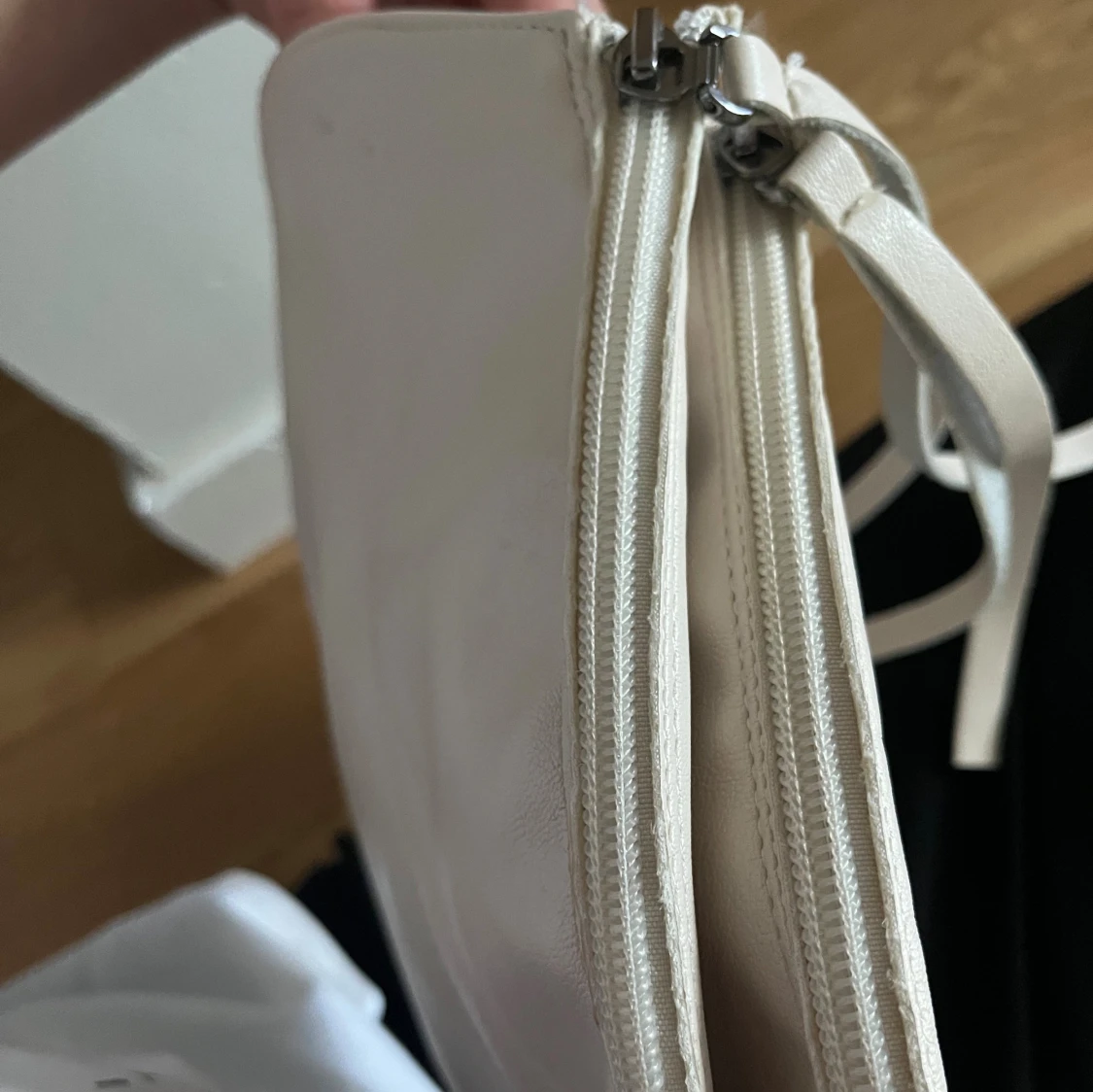 Beige/rosa höga stövlar med klack - 1