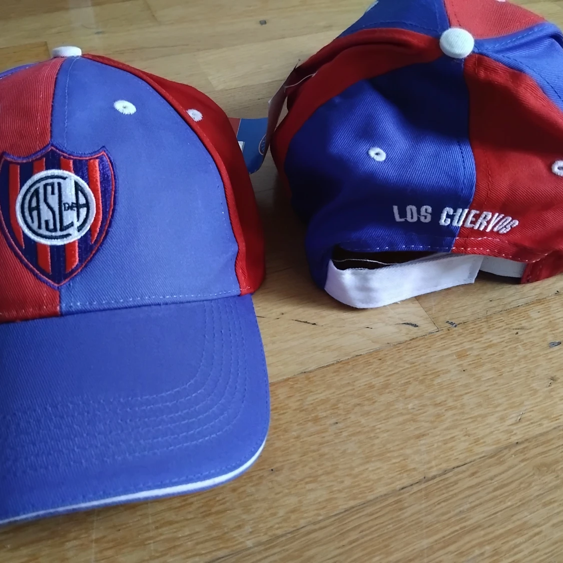 Argentinsk fotbolls klubb San Lorenzo keps blå och röd - 2