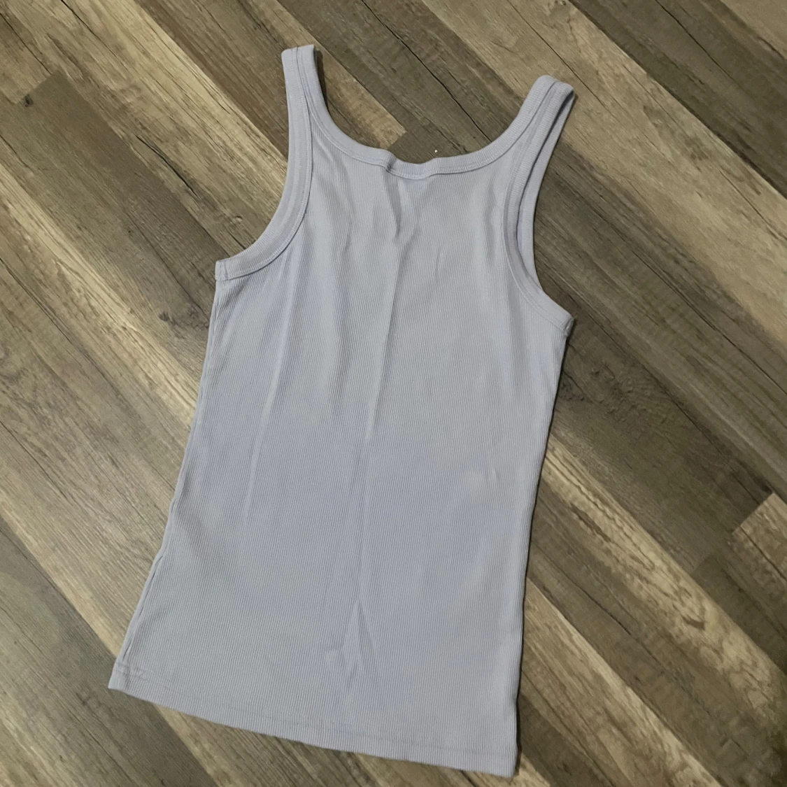 Ljuslila ribbat linne - 1