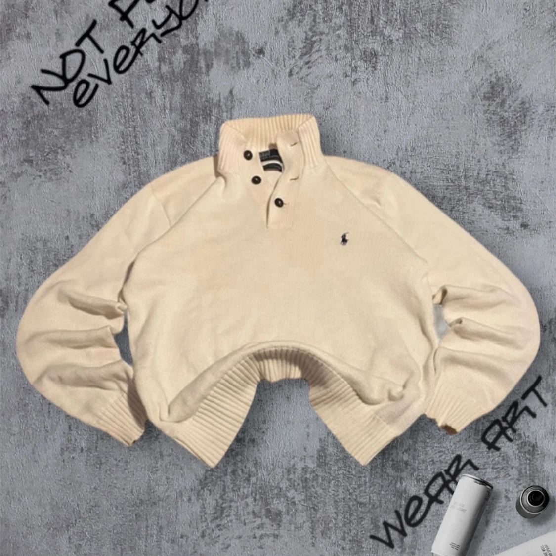 Stickad Ralph Lauren Cardigan