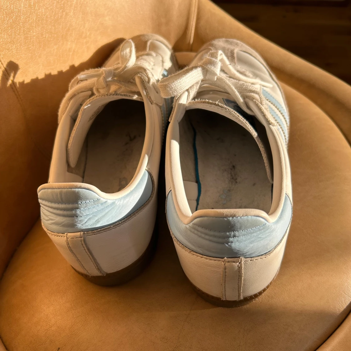 Adidas Samba vit/blå - 2