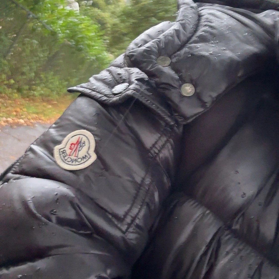 Svart dunjacka från Moncler+NFC tag - 3