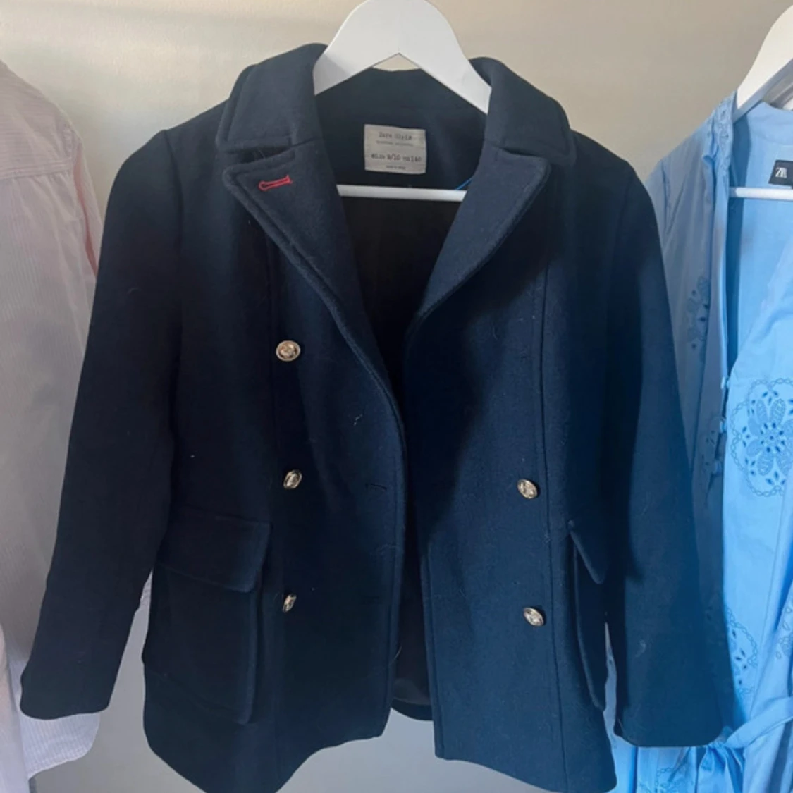 Mörkblå skepparkavaj från Zara Girls