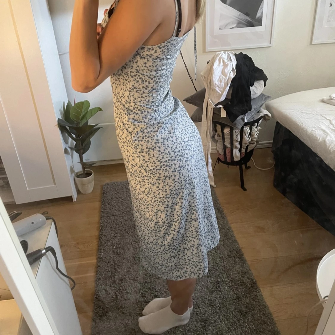 Blå sommarklänning  - 90