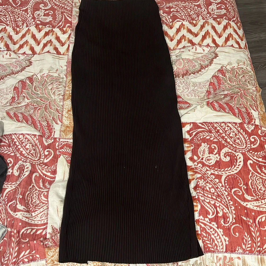 Brun långkjol från Zara med slits