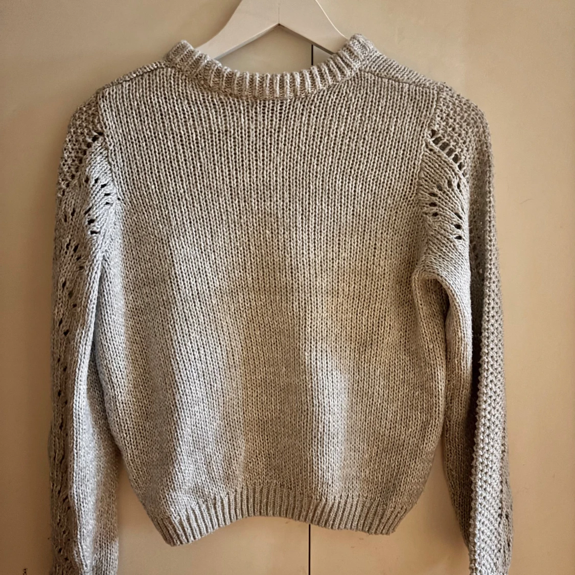 Grå stickad tröja från Lindex XS - 3