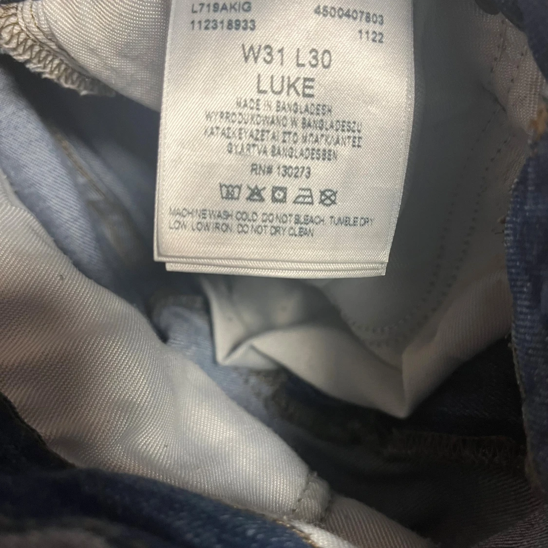 Blå Luke jeans från Lee W31 L30 - 2