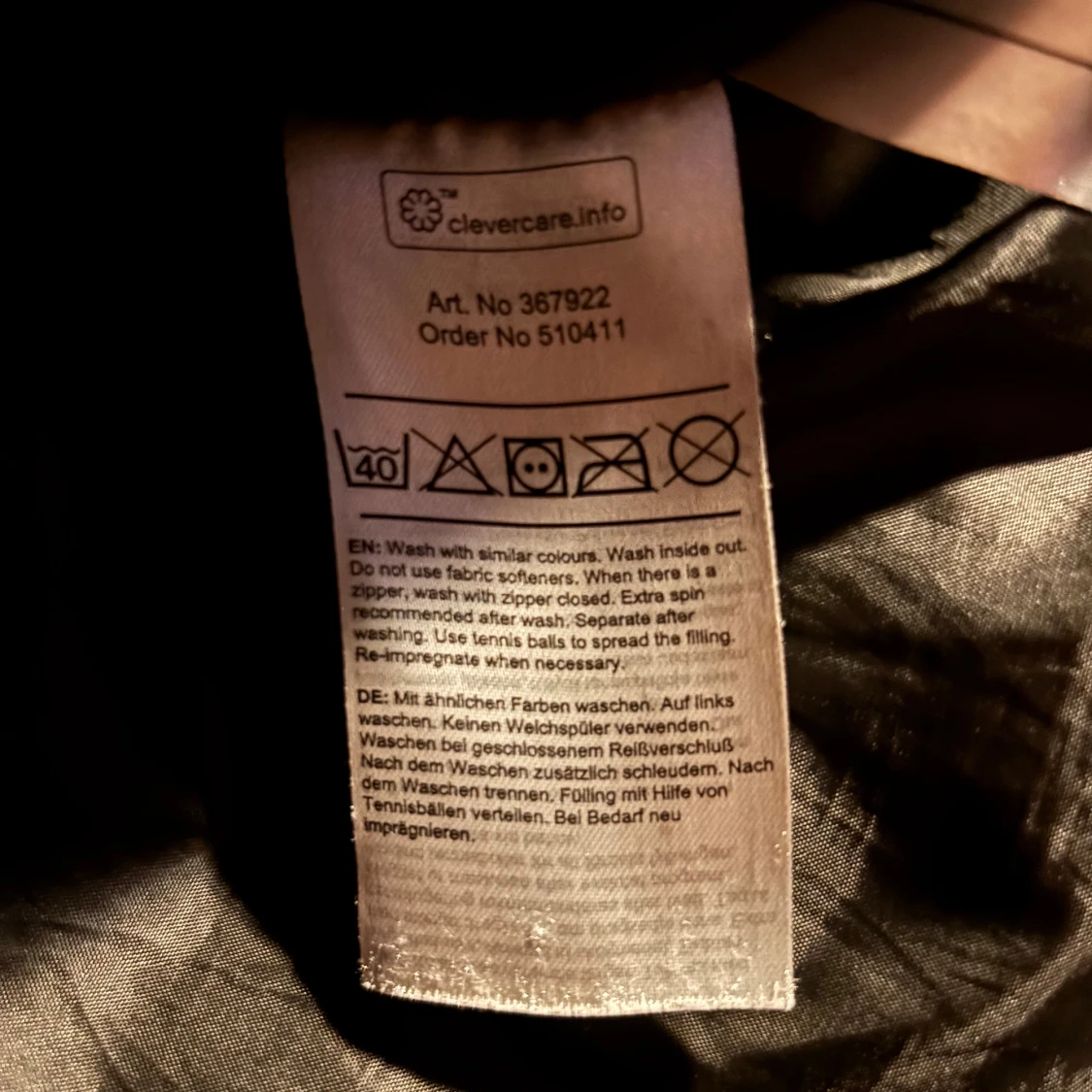 Svart pufferjacka från Everest - 3