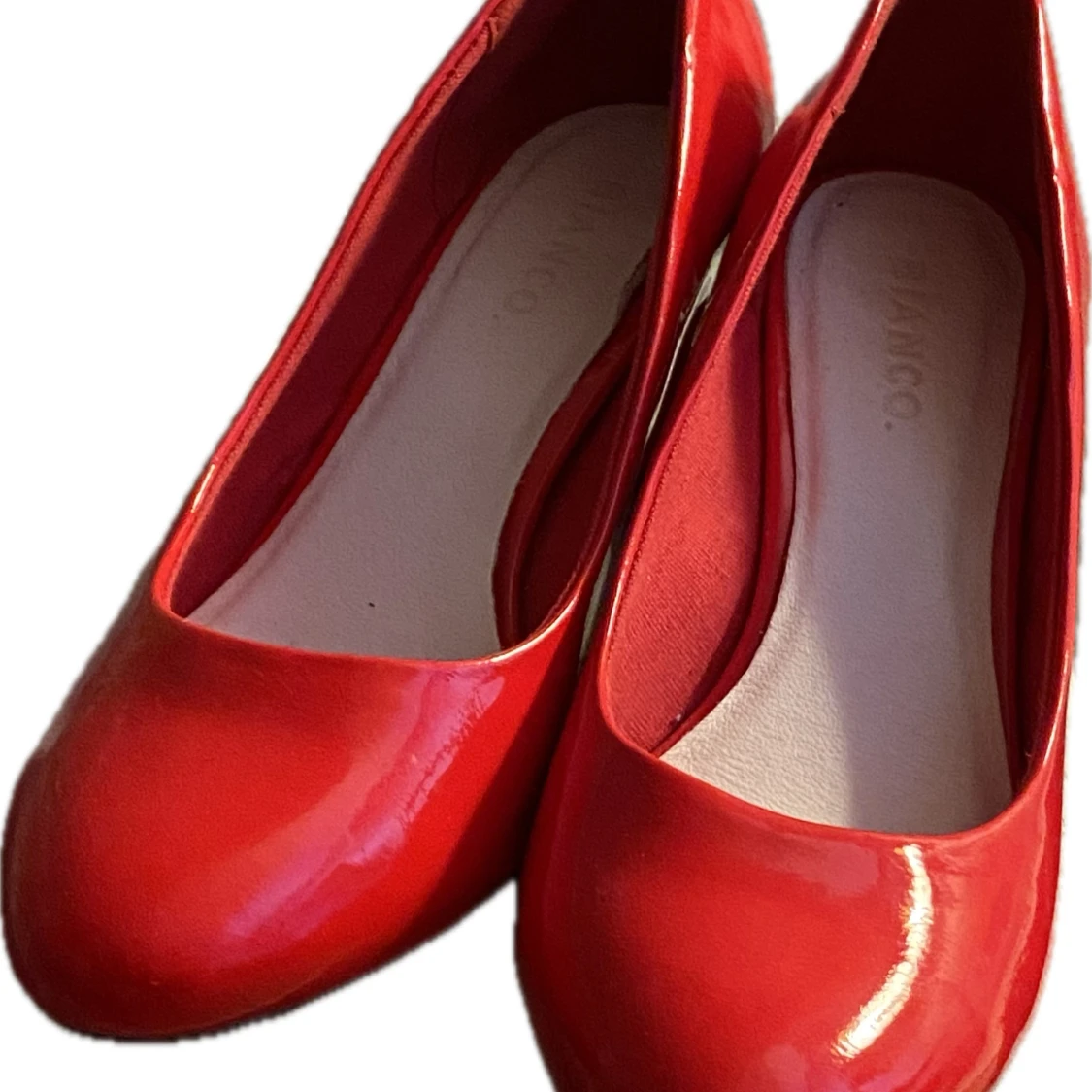 Röda pumps med klack från Bianco - 4