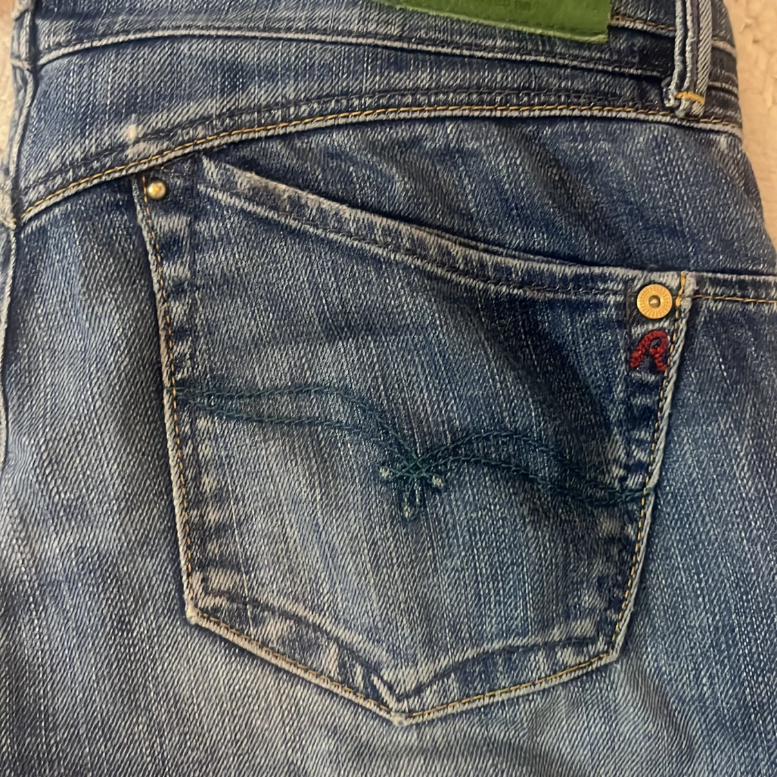 Replay bootcut jeans med slitningar - 3