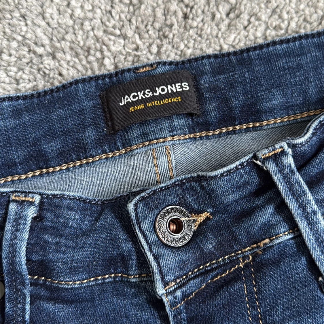 Blå slim jeans från Jack & Jones - 3