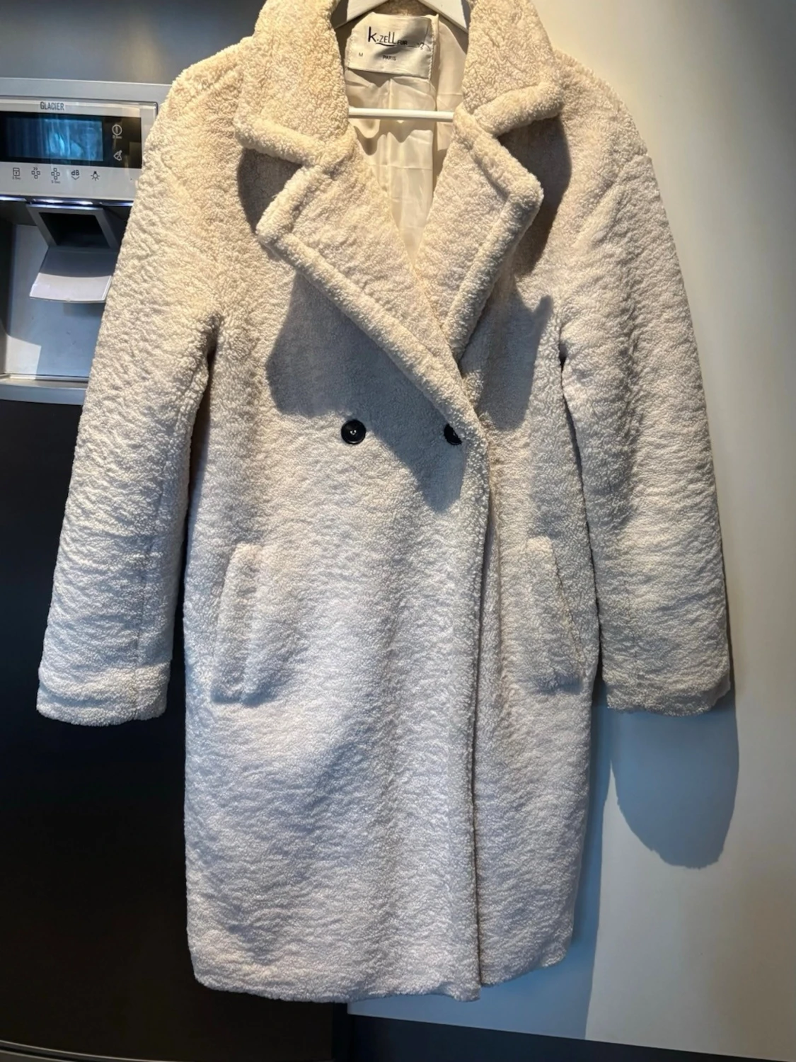 Beige teddykappa från K.Zell Paris