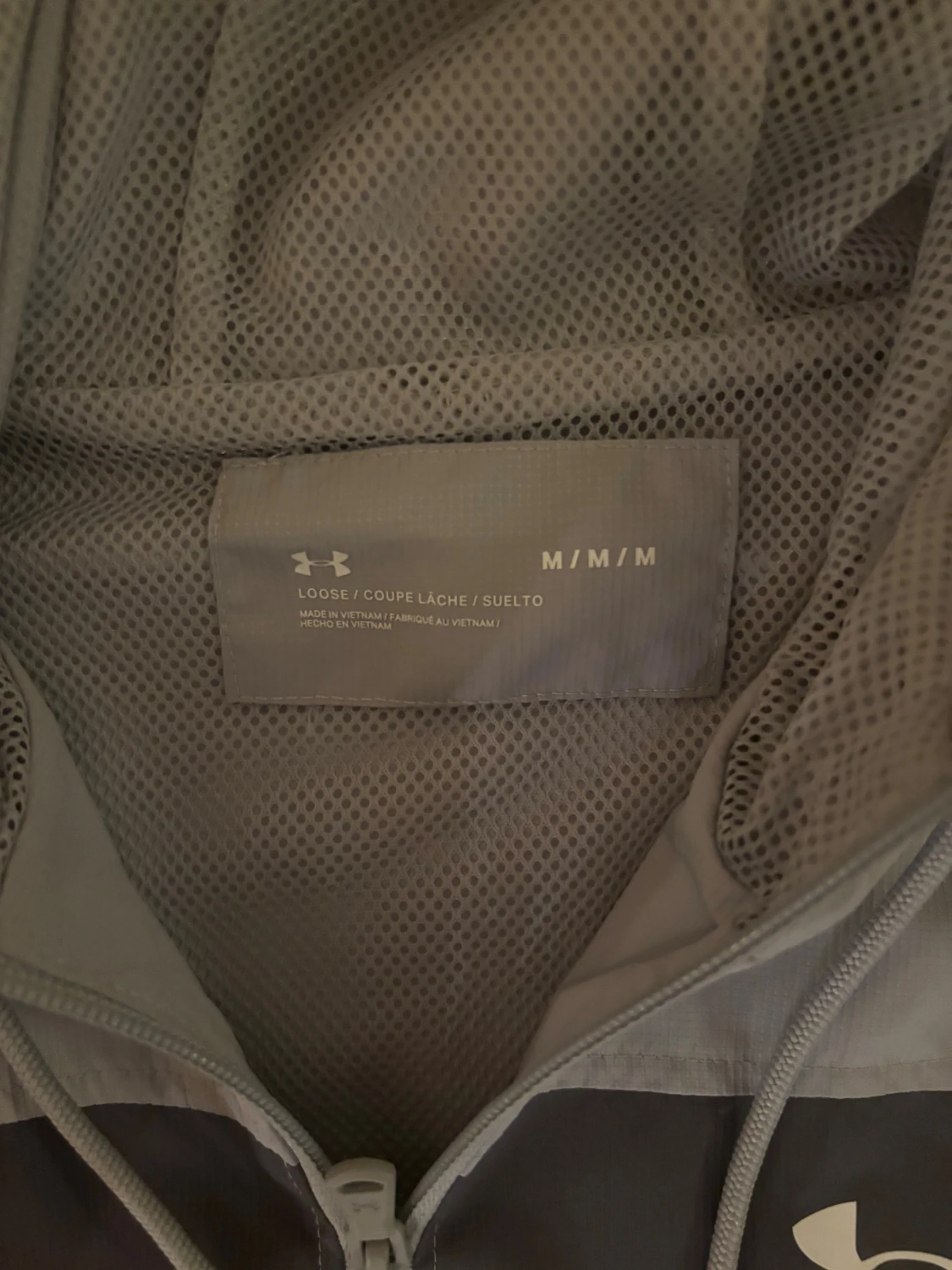 Grå vindjacka Under Armour M - 2