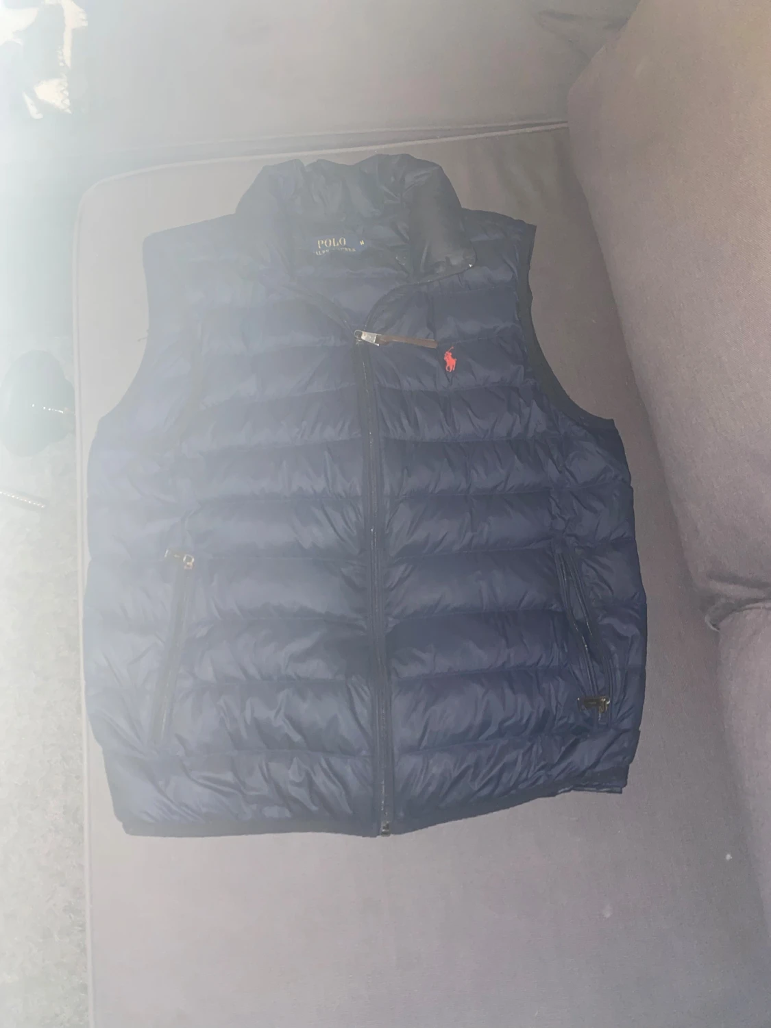 Mörkblå dunväst från Polo Ralph Lauren