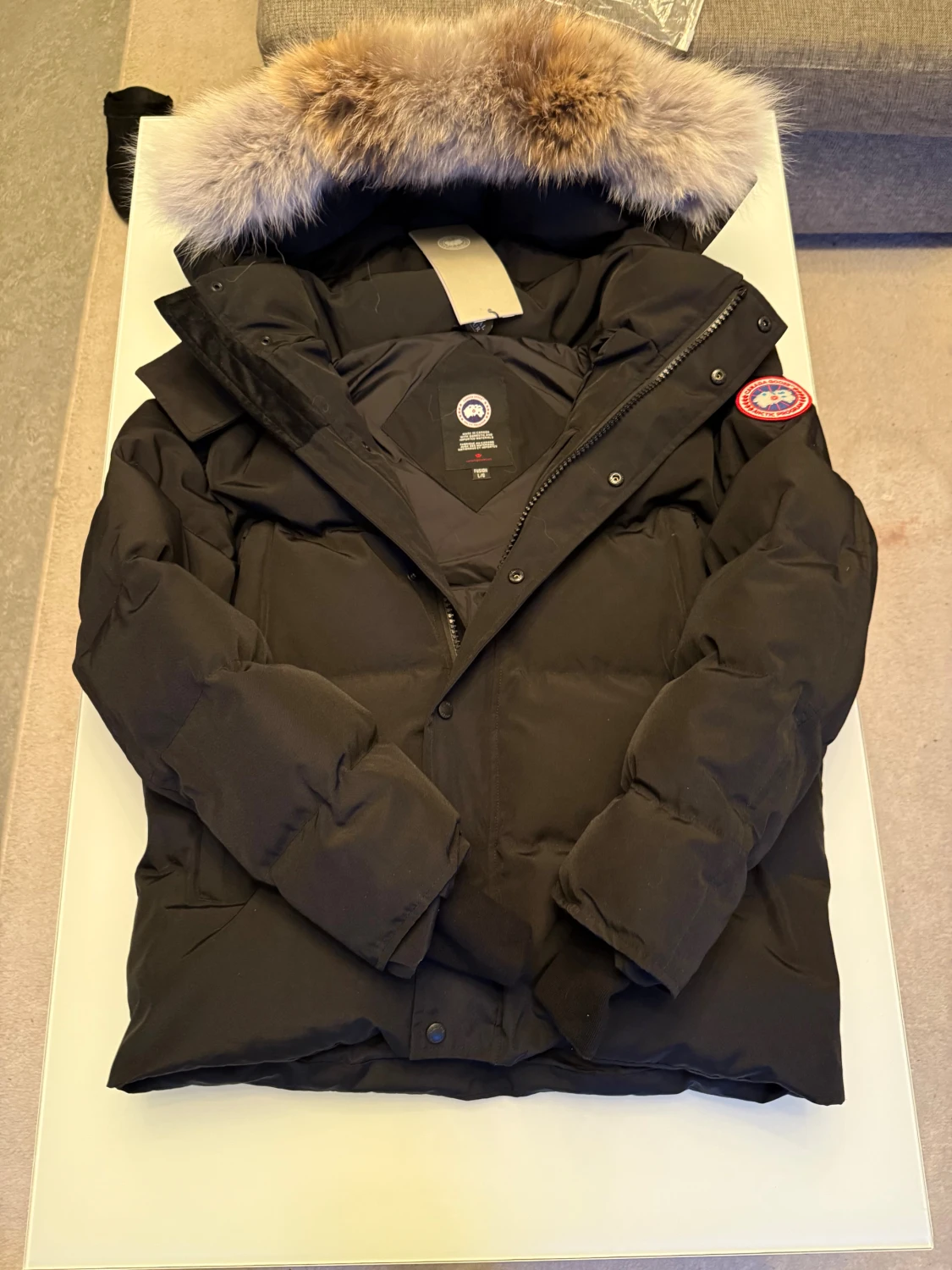 Svart Canada Goose Wyndham Parka