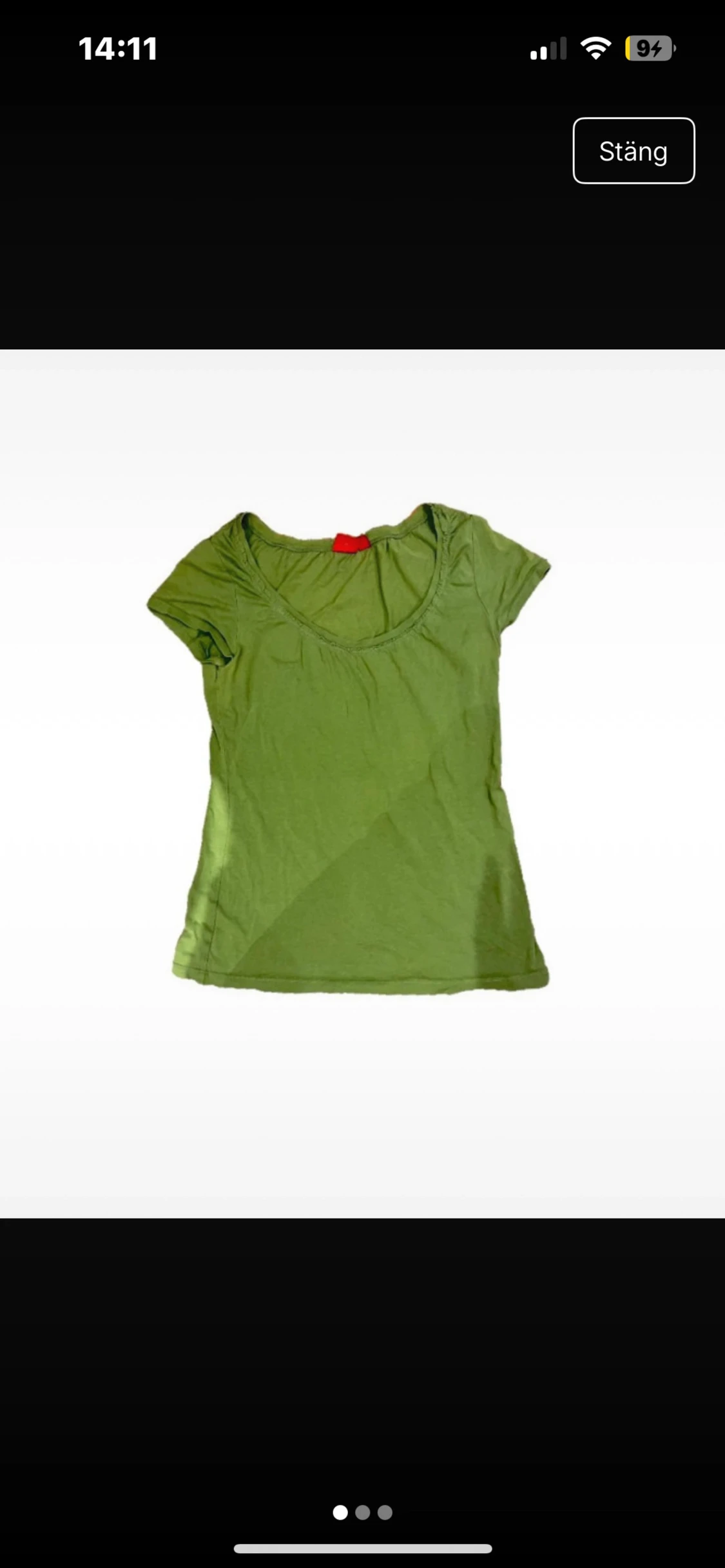 Vintage grön topp - 3