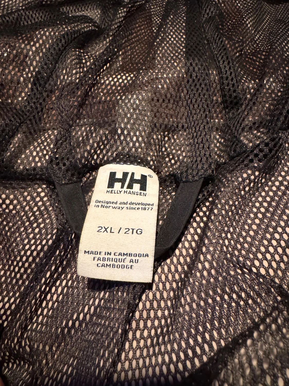 Svart Helly Hansen vindjacka 2XL - 1