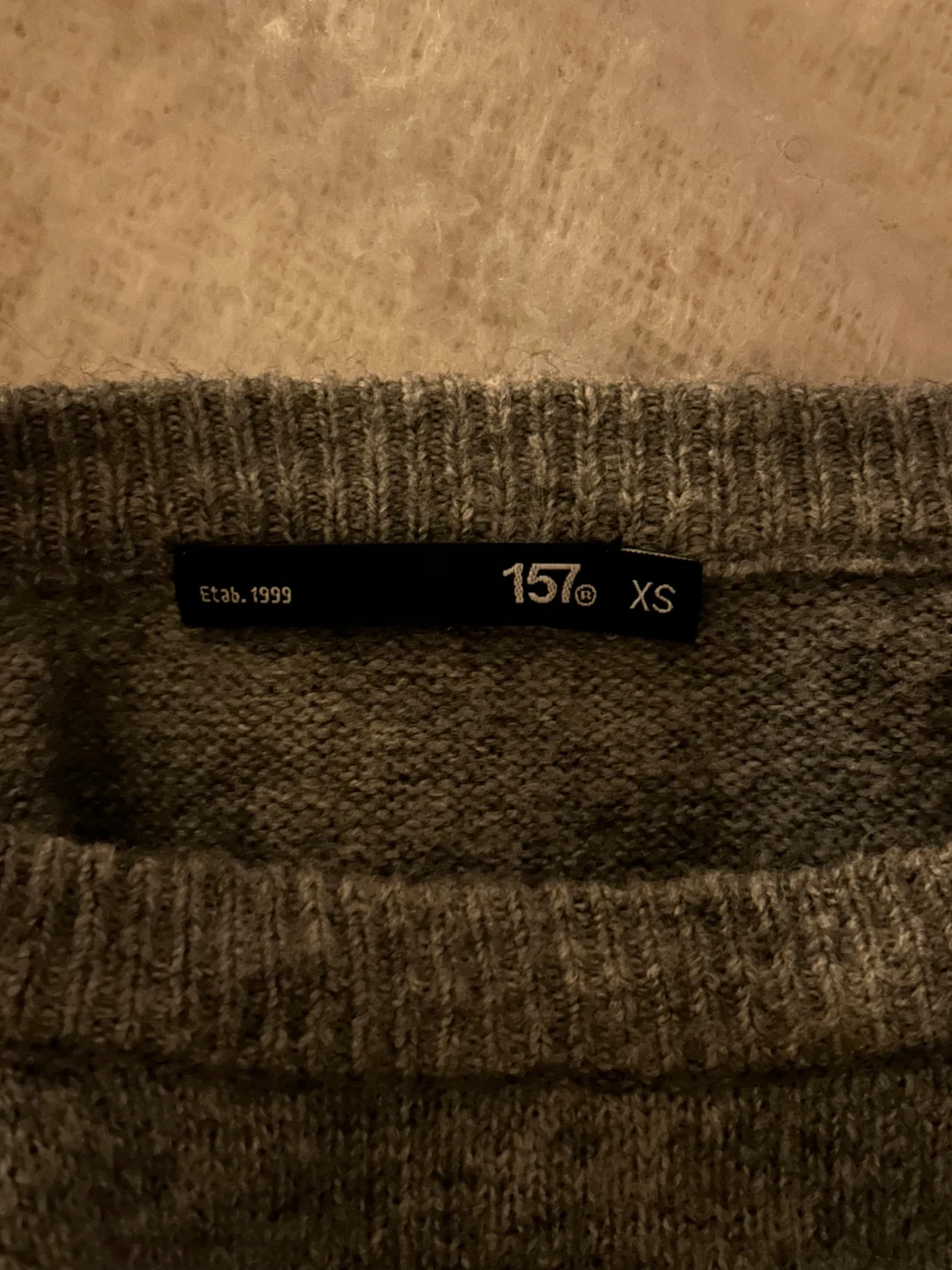 Grå stickad tröja från lager 157 XS - 1