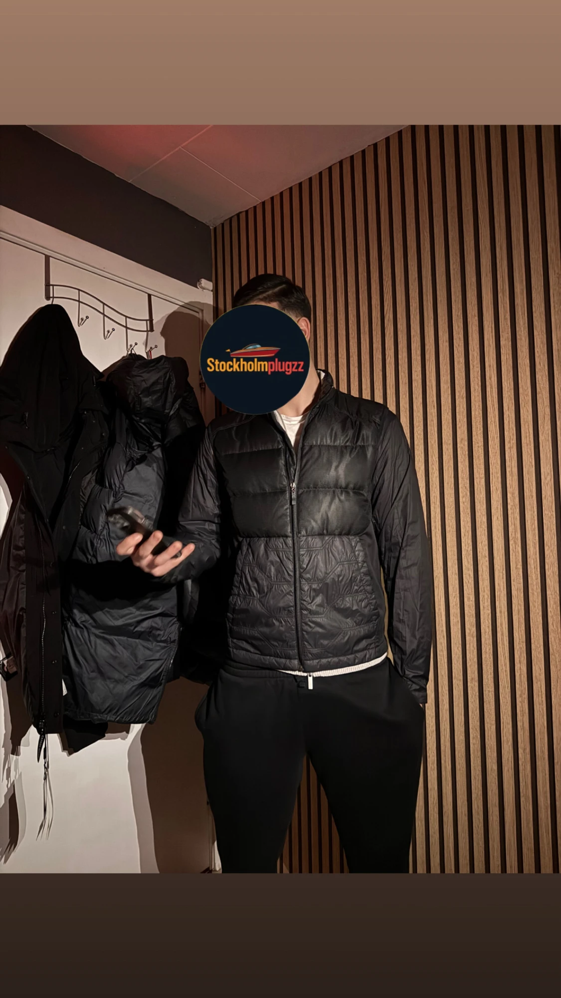 Svart jacka från Hugo Boss