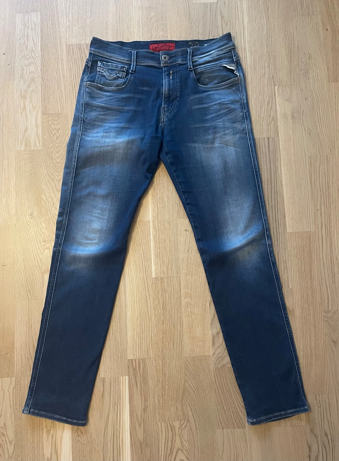 Blå Replay Anbass jeans W30 L30 - 3