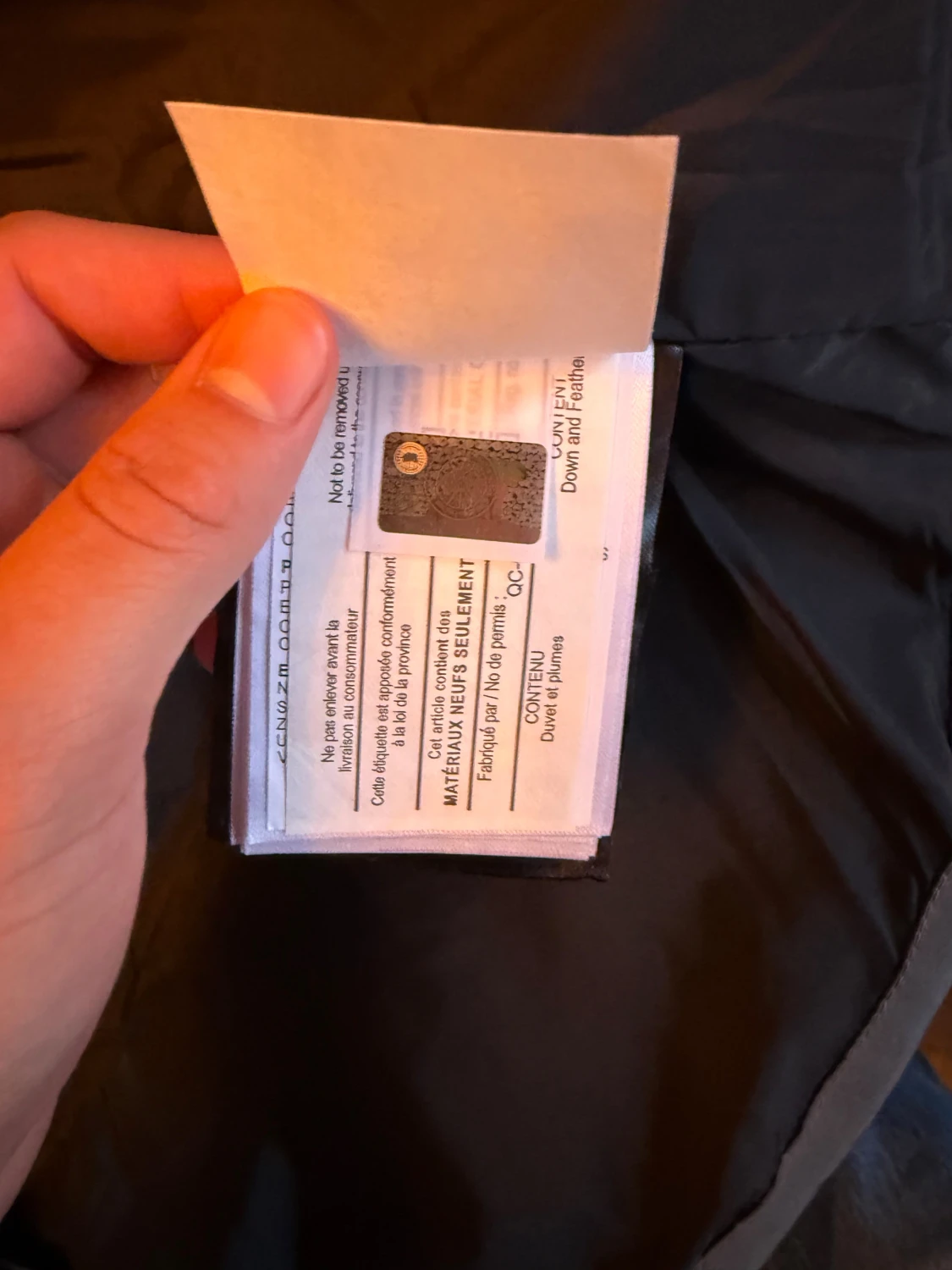 Grå Canada Goose dunjacka med päls - 4