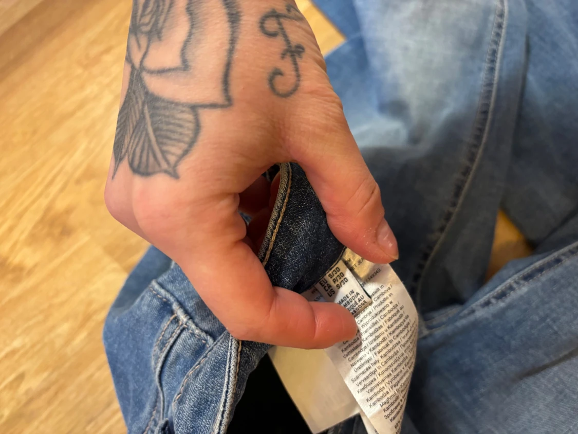 Blå bootcut jeans från VeroModa - 3