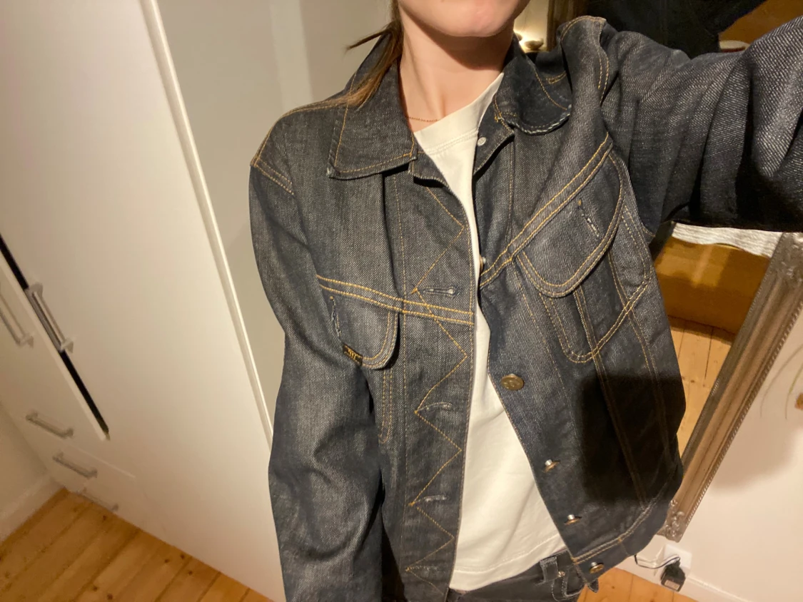 Blås Jeans Jacka från Lee - 3