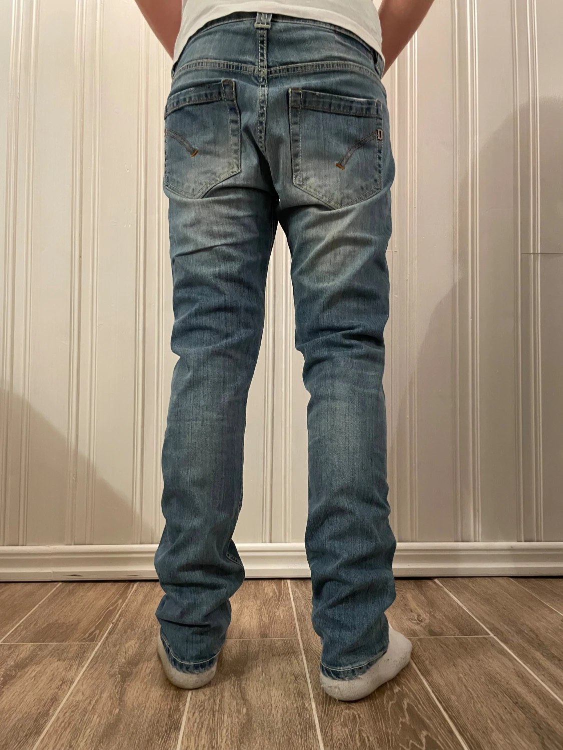 Ljusblå dondup jeans - 1