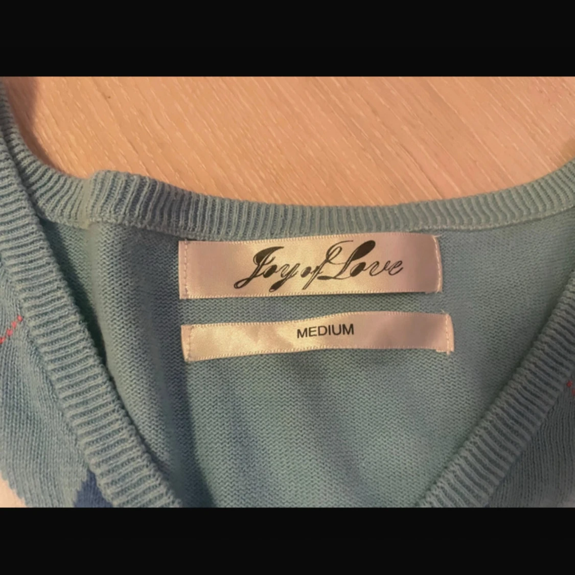 Blå argyletröja från Joy of Love - 2