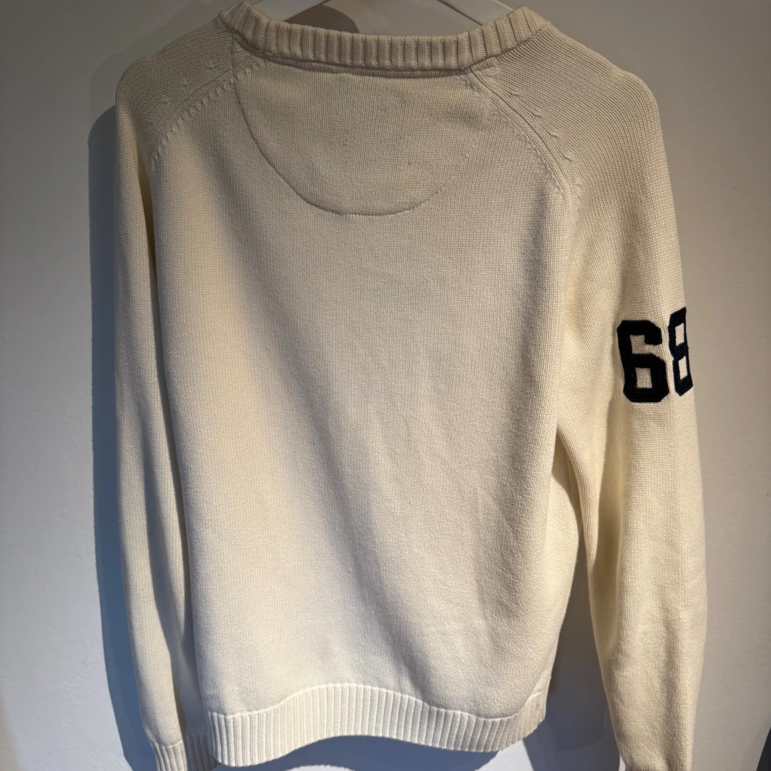 Vit stickad tröja från Morris - 3