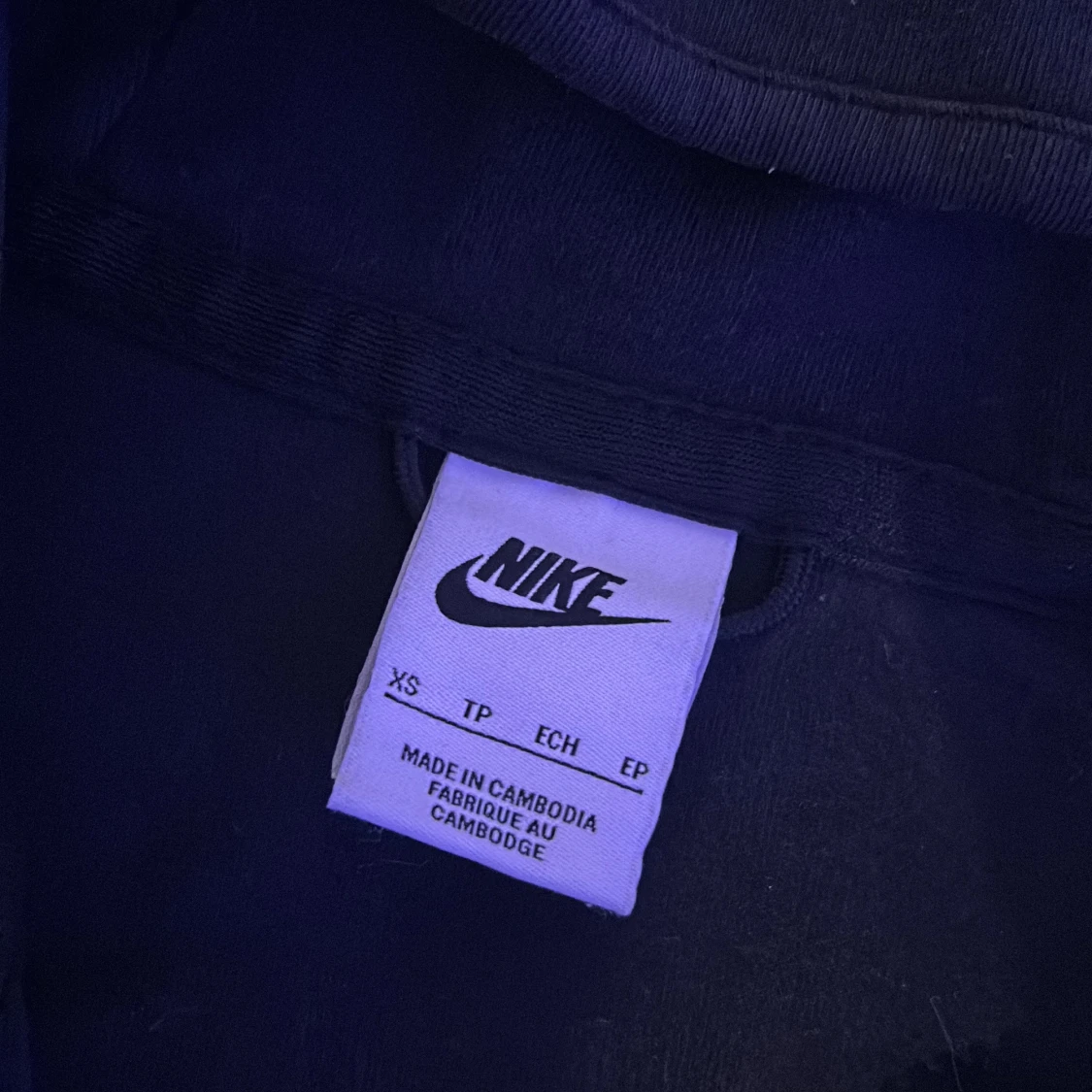Nike zip-hoodie i svart och grå XS - 3