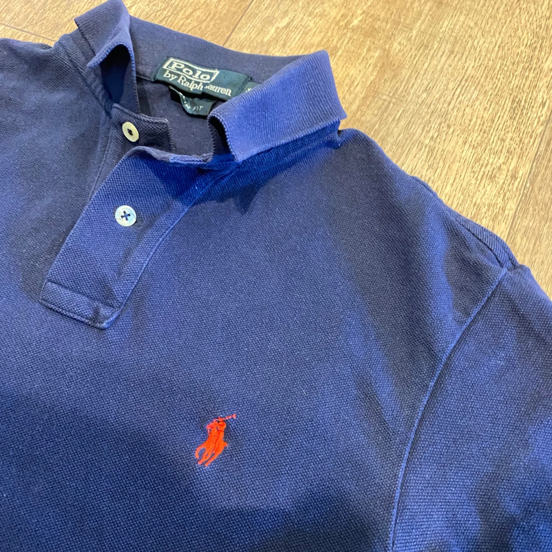 Mörkblå Piké från Polo Ralph Lauren (Slim Fit) - 3