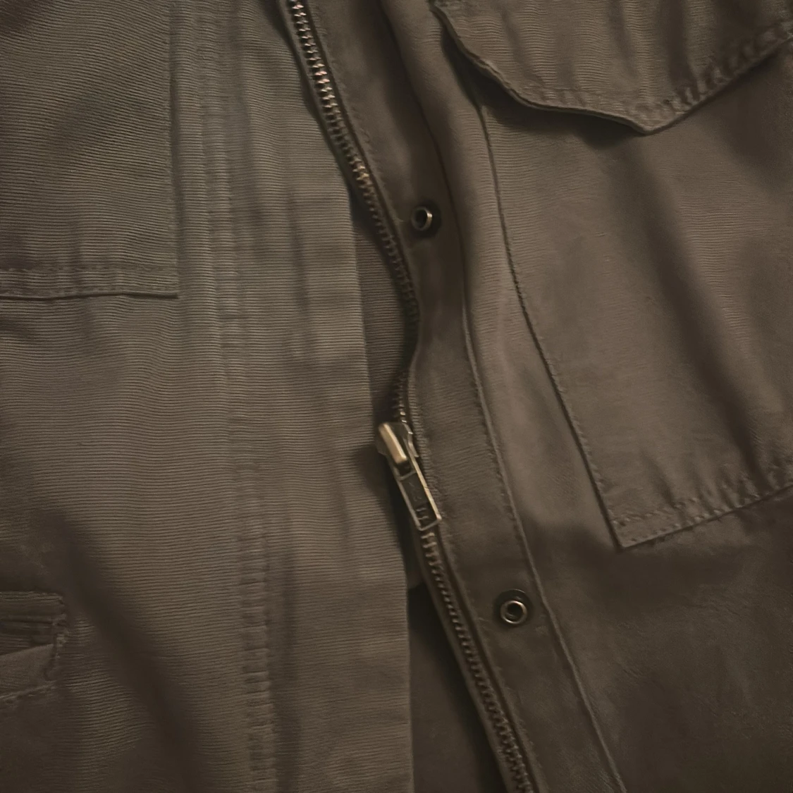 Kahki grön/brun jacka  - 2