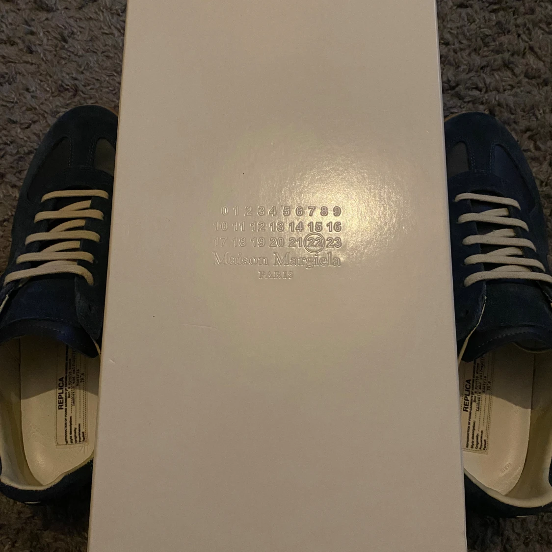 Mörkblå masion margiela gats - 4