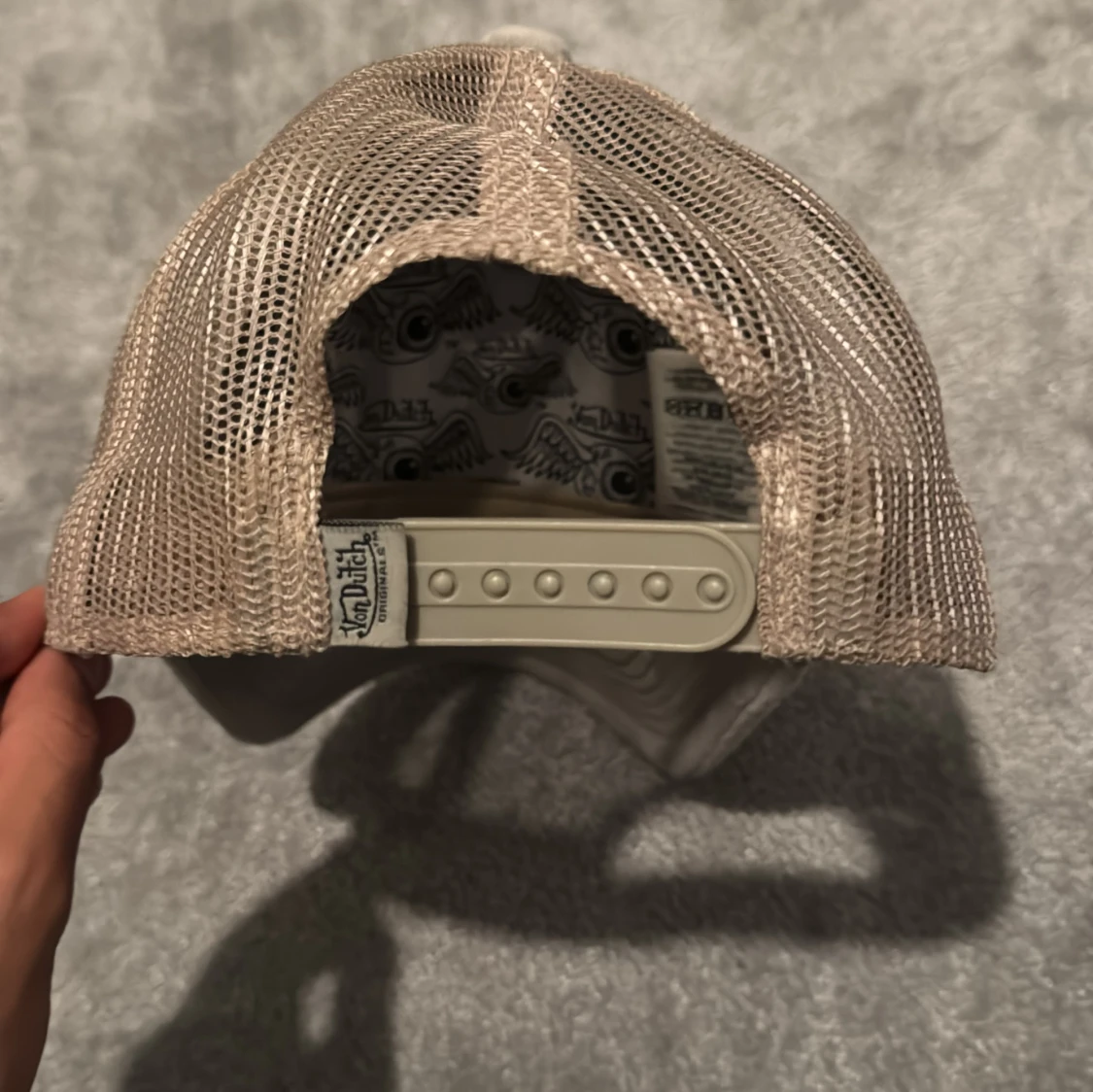 Grå Von Dutch keps med mesh - 3