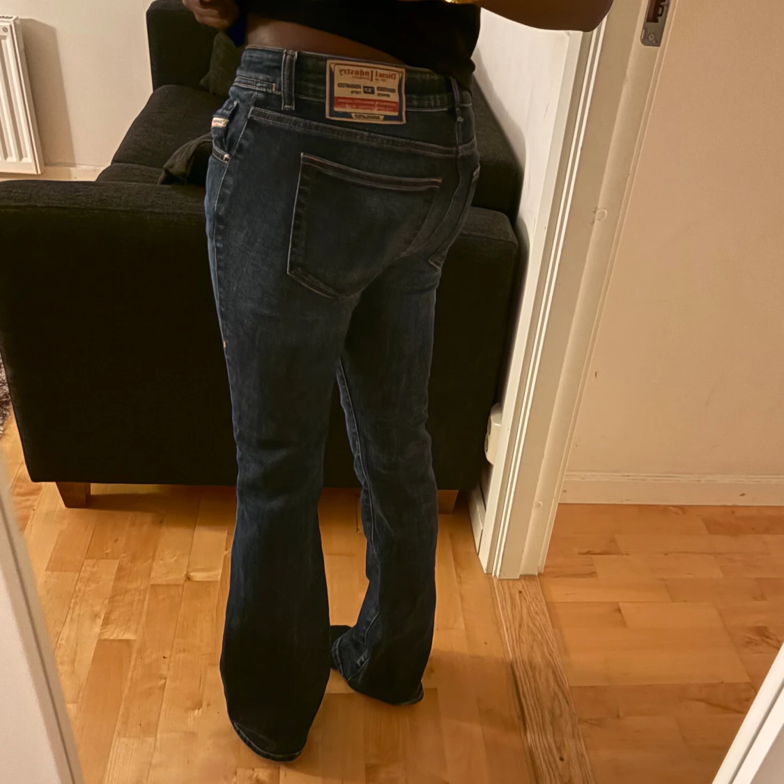 Diesel bootcut jeans mörkblå - 1