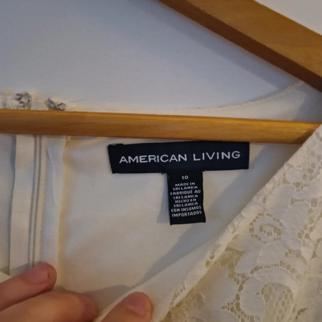 Vit spetsklänning från American Living - 2