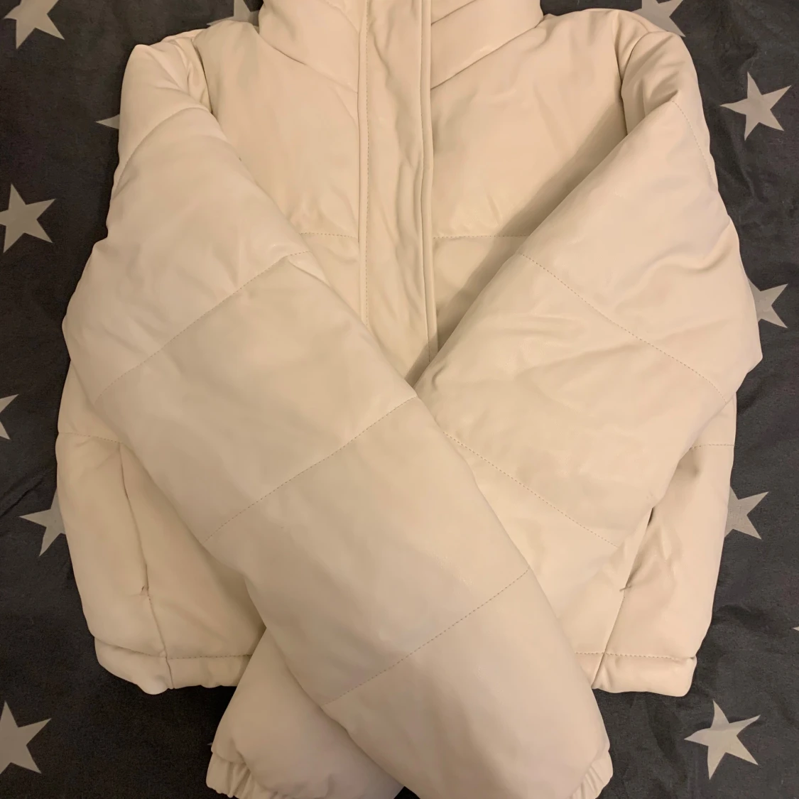 Vit pufferjacka från FB Sister, M - 1