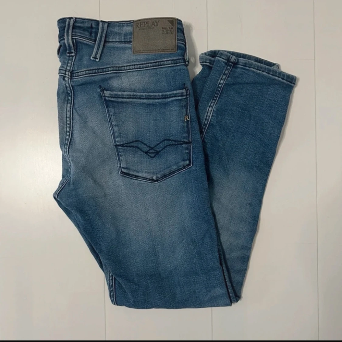 Blå Replay Anbass jeans herr - 1