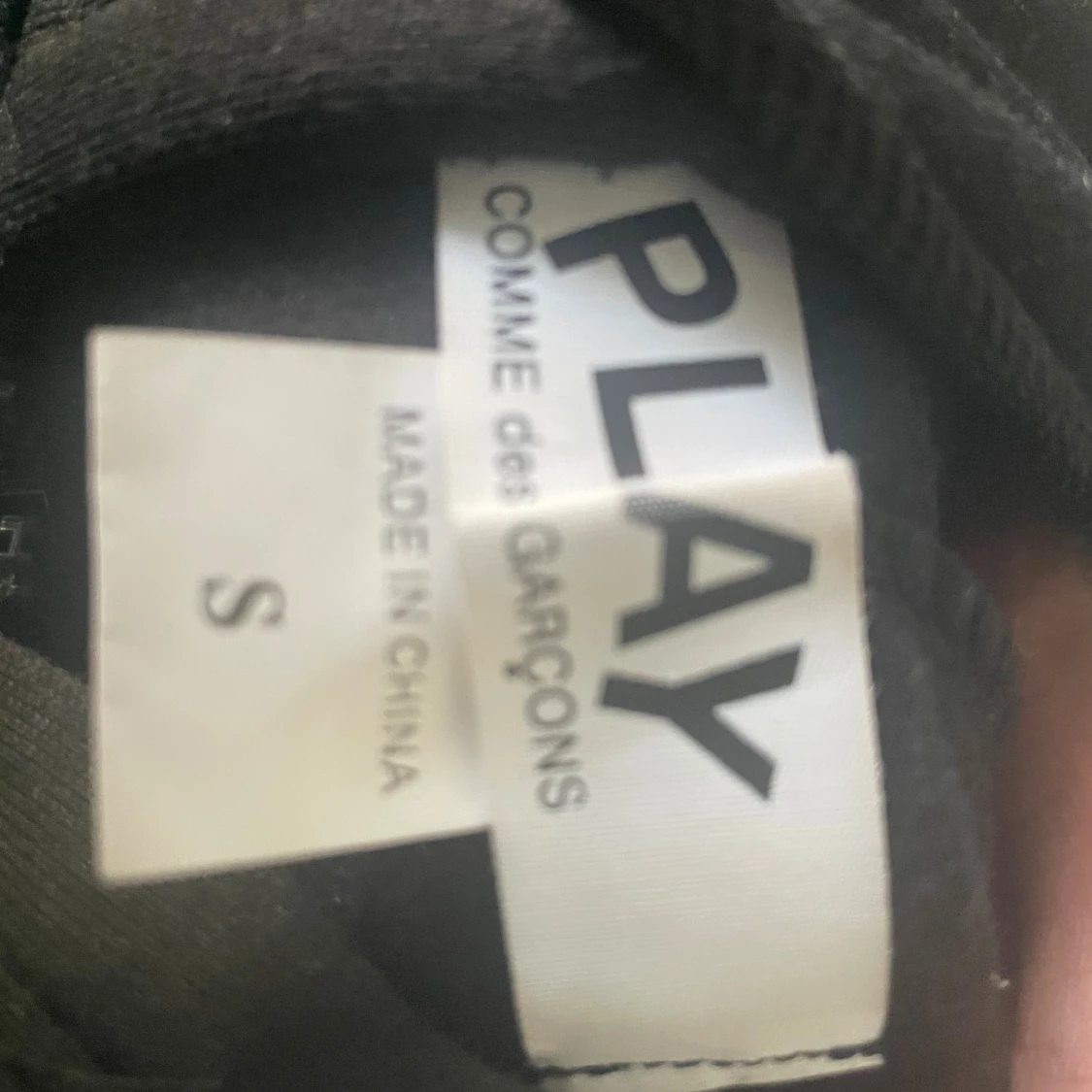 Svart hoodie Comme des Garçons Play - 2