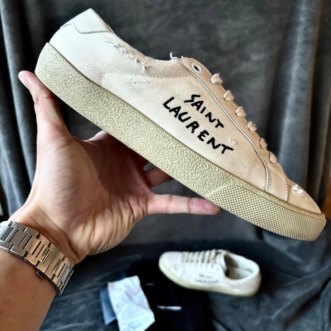 Saint Laurent skor KVITTO finns