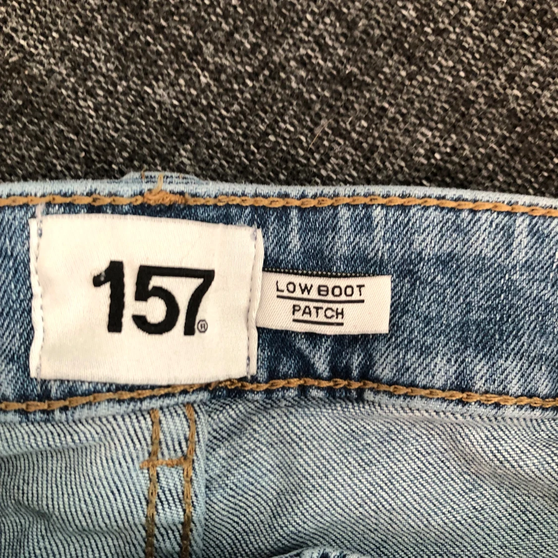 Blå bootcut jeans från 157 - 2