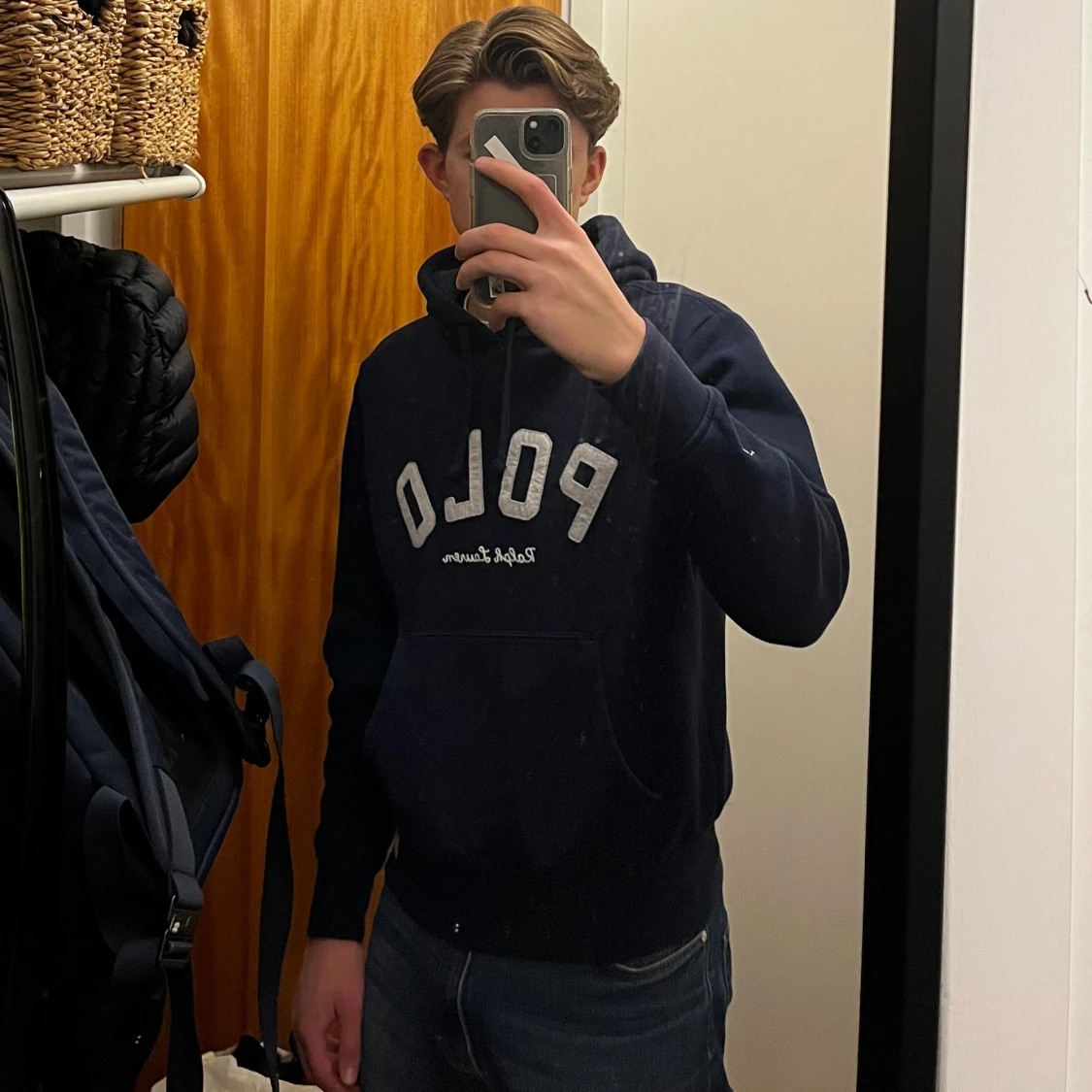 Marinblå hoodie från Polo Ralph Lauren - 1