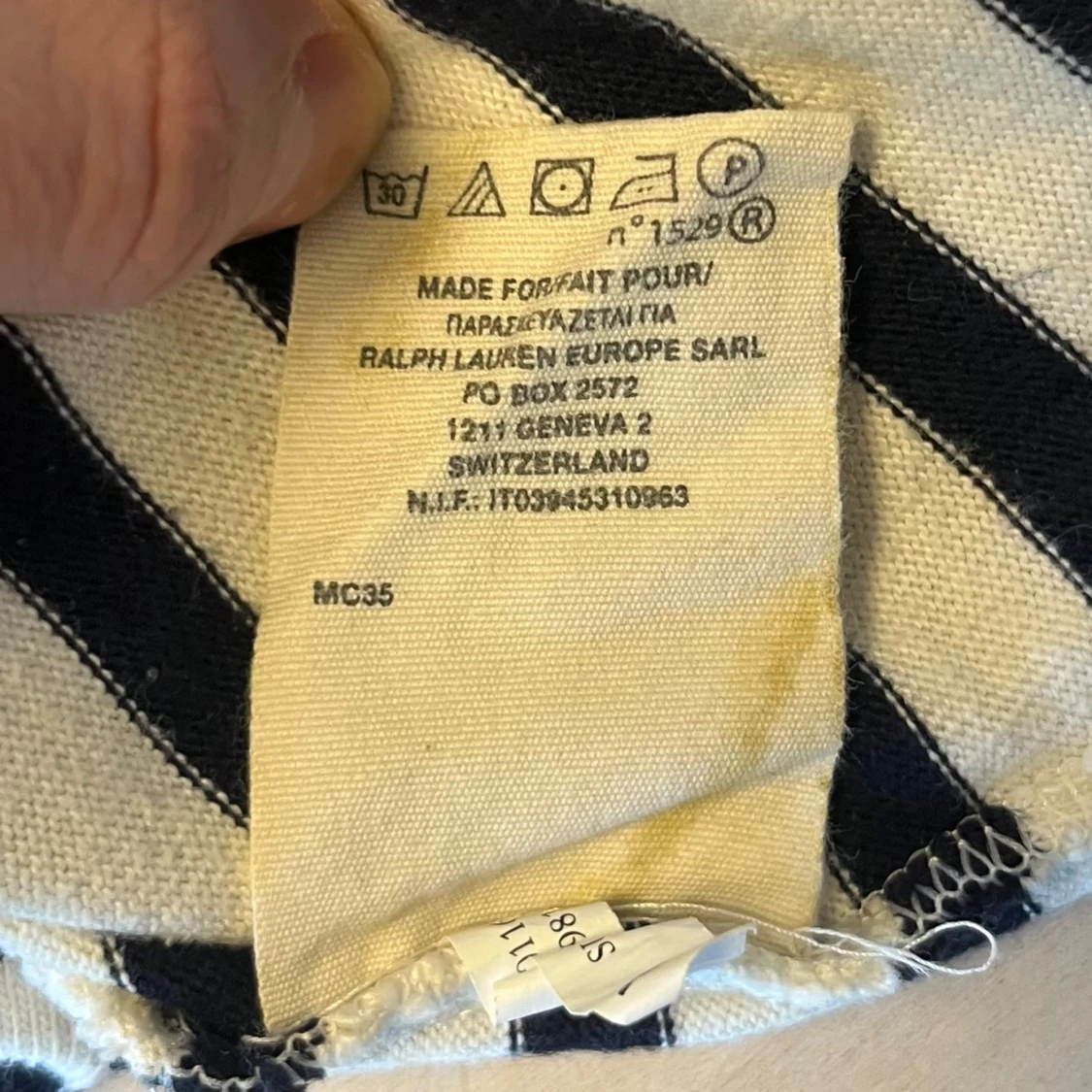 Randig tröja med färgstänk Ralph lauren - 4