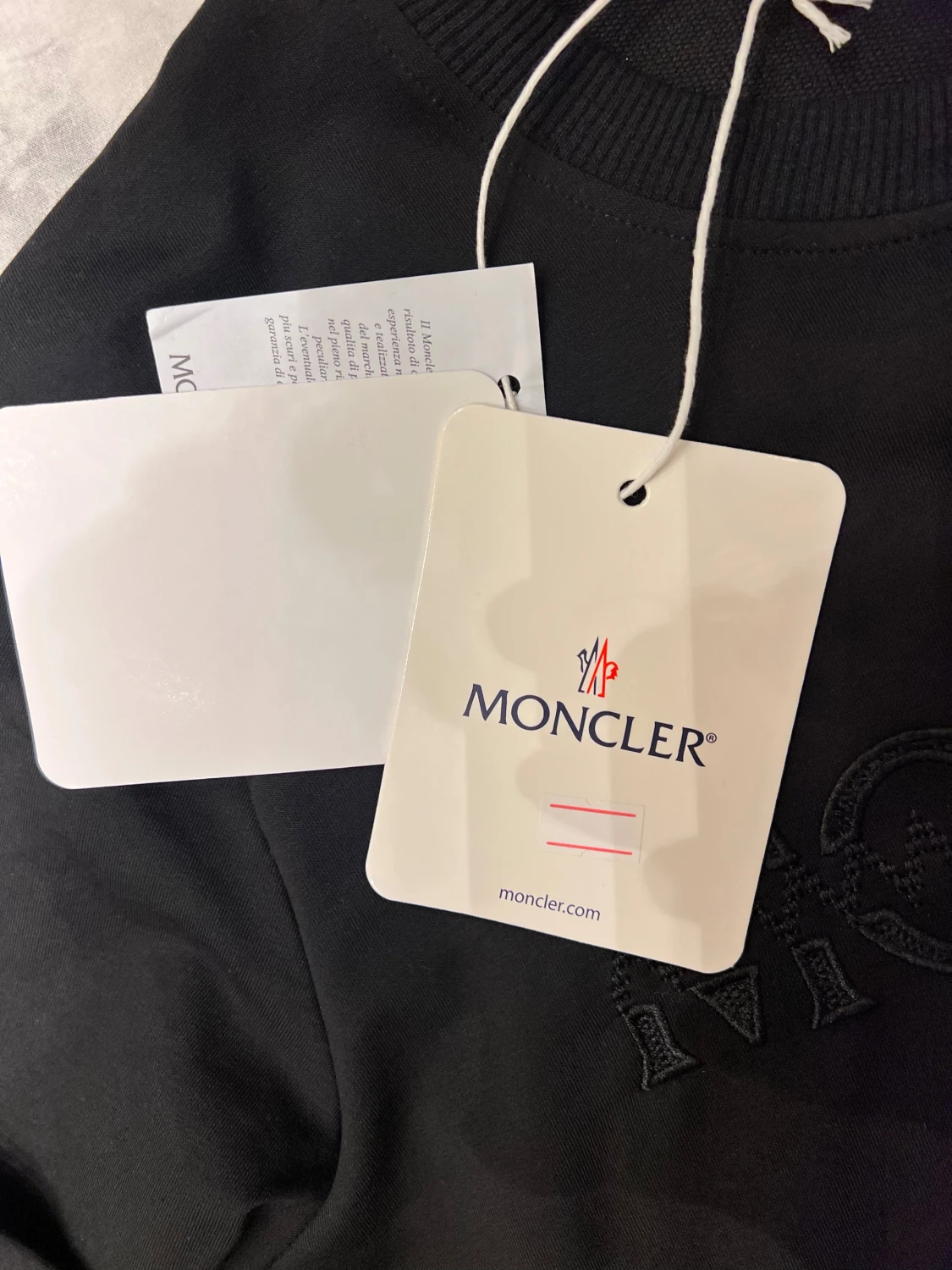 Svart sweatshirt från Moncler - 2