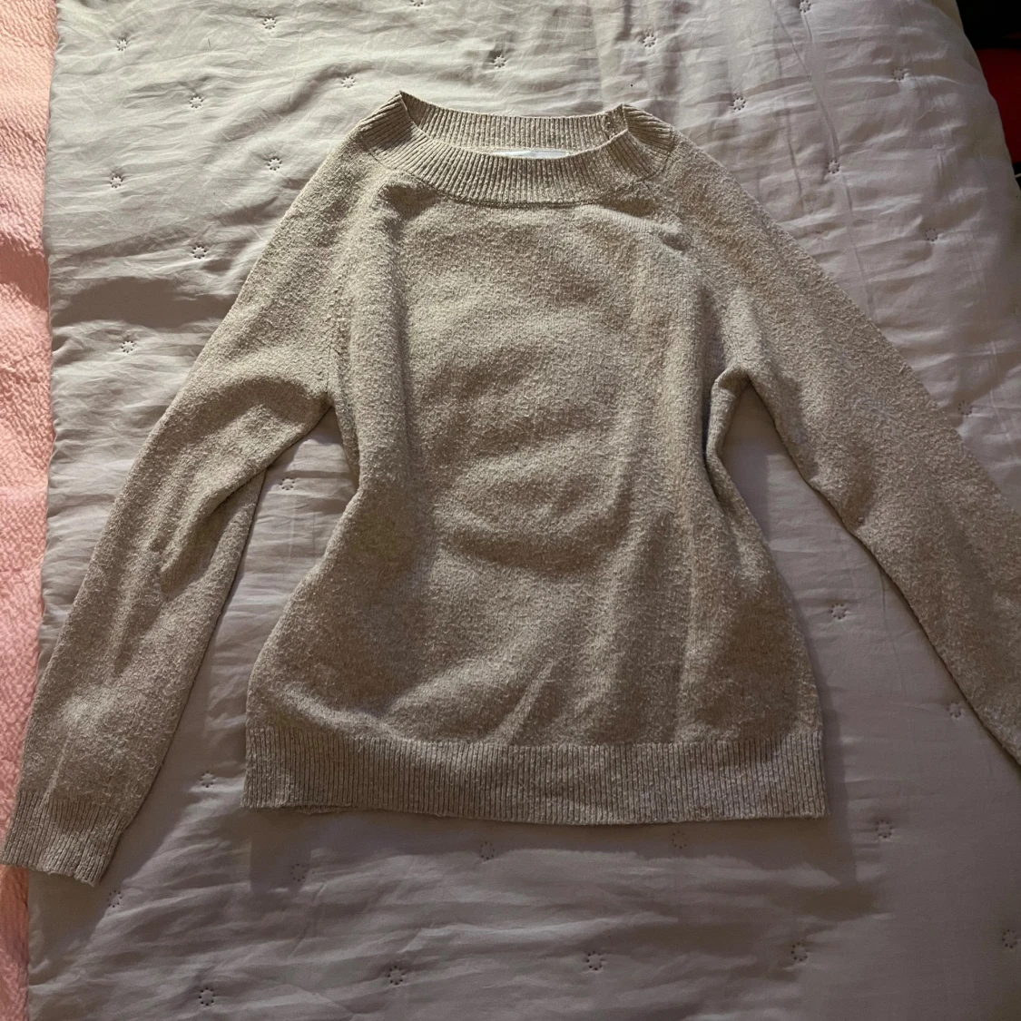 Beige stickad tröja från ONLY - 1