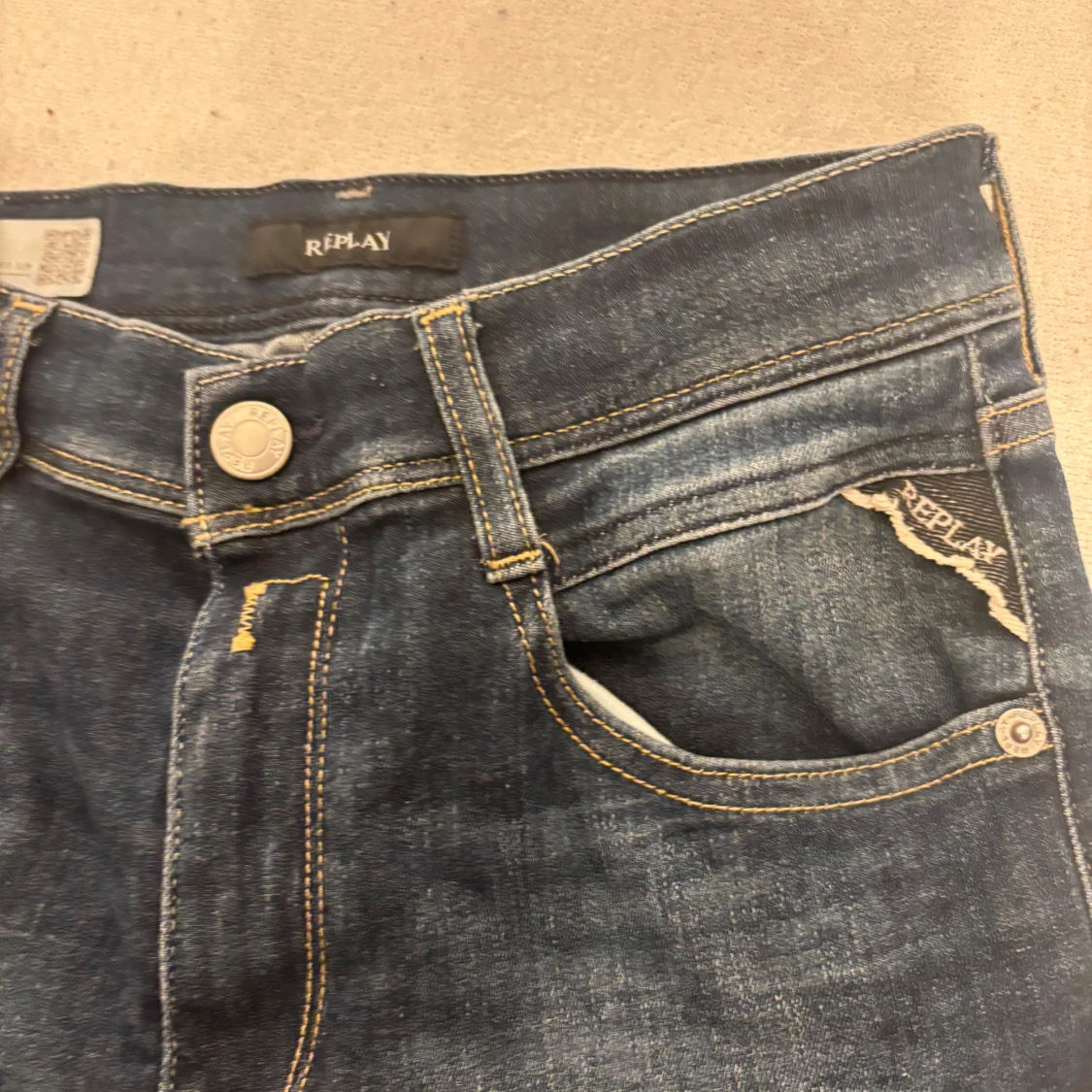 Replay mörkblå jeansbyxor 14A - 2