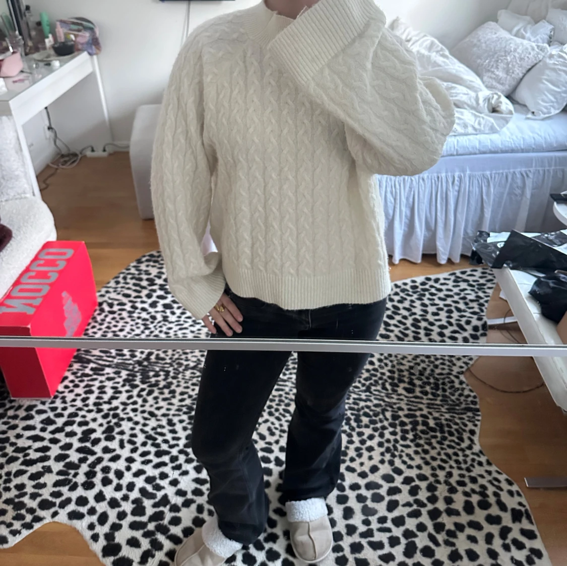 Vit stickad tröja från Carin Wester - 1